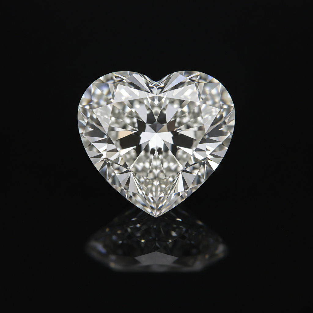 Heart diamond 1ct